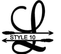  Letter L Monogram 