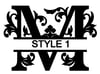  Letter M Monogram 
