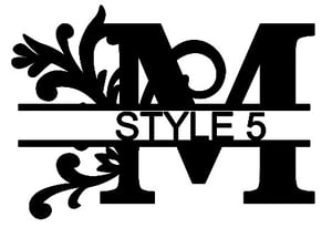 Image of Letter M Monogram