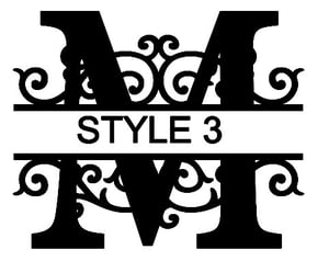 Image of Letter M Monogram