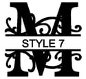  Letter M Monogram 