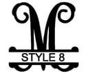  Letter M Monogram 