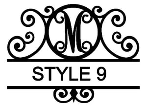 Image of Letter M Monogram