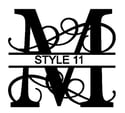  Letter M Monogram 