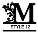  Letter M Monogram 