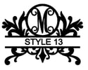  Letter M Monogram 