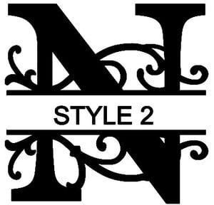 Image of Letter N Monogram