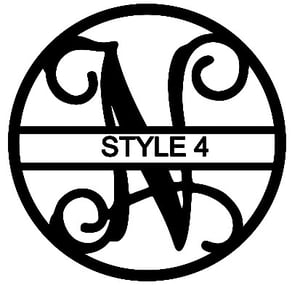 Image of Letter N Monogram 