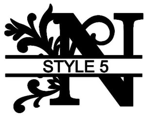 Image of Letter N Monogram