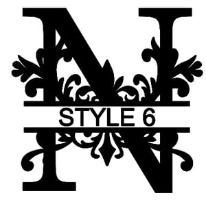 Image of Letter N Monogram