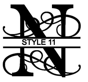 Image of Letter N Monogram