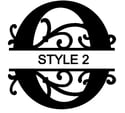  Letter O Monogram 