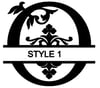  Letter O Monogram 