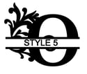  Letter O Monogram 