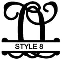  Letter O Monogram 