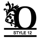  Letter O Monogram 