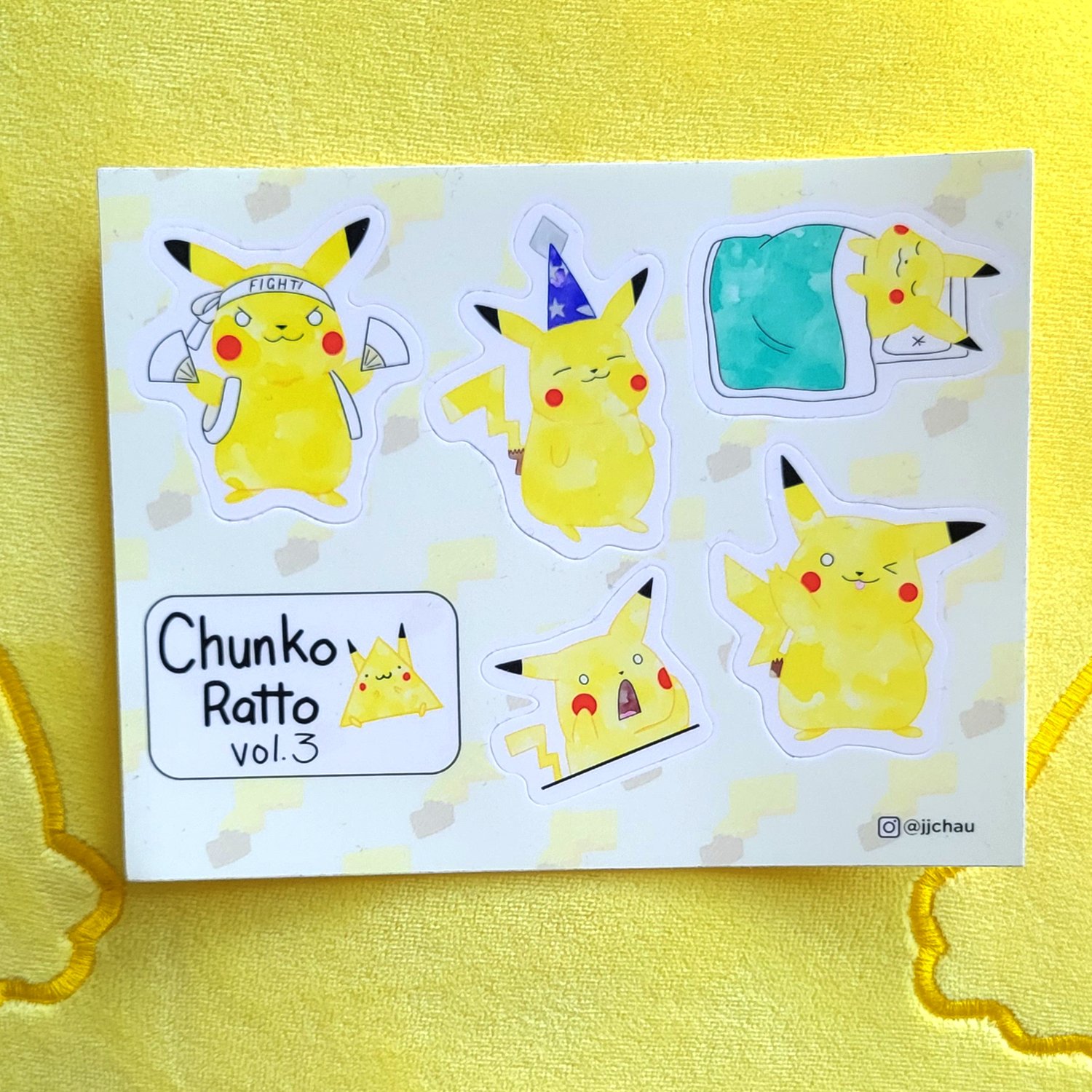 Image of chunko ratto sticker sheet vol. 3