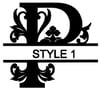 Letter P Monogram 