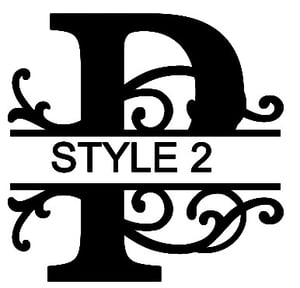 Image of Letter P Monogram