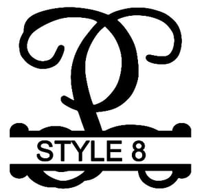 Image of Letter P Monogram