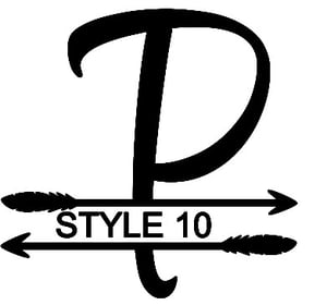 Image of Letter P Monogram