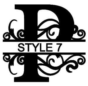 Image of Letter P Monogram