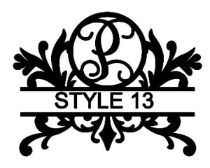 Image of Letter P Monogram