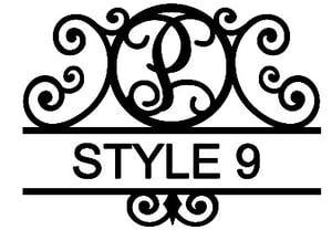 Image of Letter P Monogram