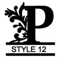 Letter P Monogram 