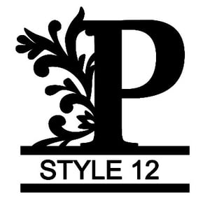 Image of Letter P Monogram