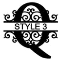 Letter Q Monogram 
