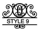 Letter Q Monogram 