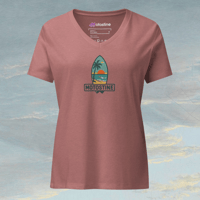 Image 4 of "SoCal Breeze" relaxed v-neck t-shirt