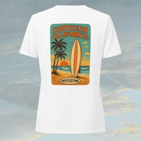 Image 5 of "SoCal Breeze" relaxed v-neck t-shirt
