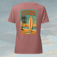 Image 3 of "SoCal Breeze" relaxed v-neck t-shirt
