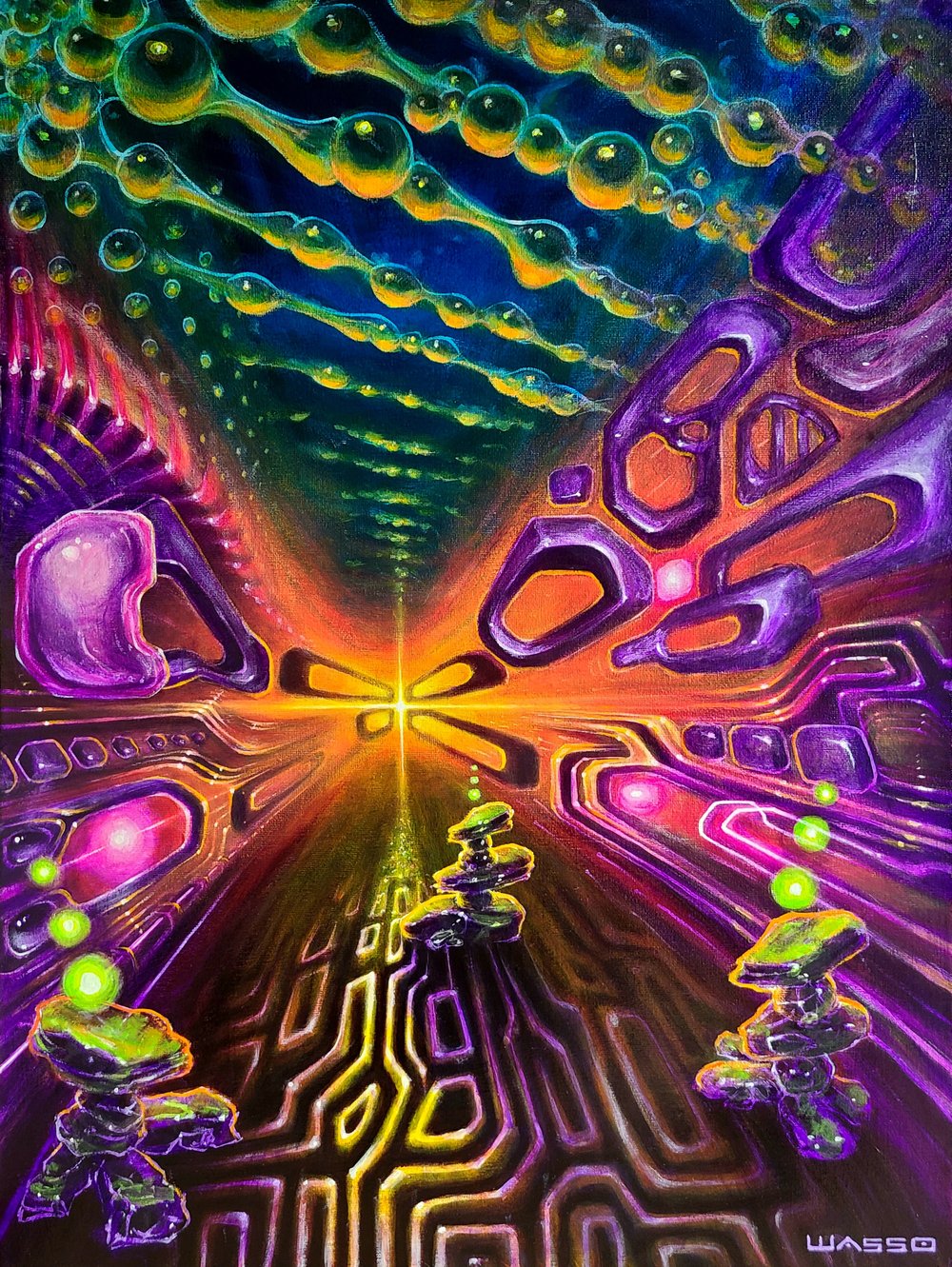 Image of "Thoughts on Rocks" Original Painting