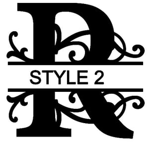 Image of Letter R Monogram