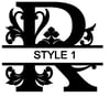 Letter R Monogram 