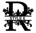 Letter R Monogram 