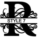 Letter R Monogram 