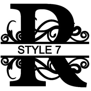 Image of Letter R Monogram