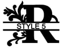 Letter R Monogram 