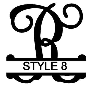 Image of Letter R Monogram
