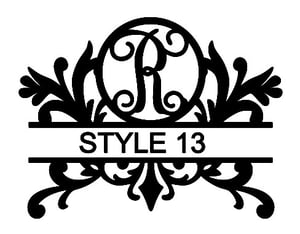 Image of Letter R Monogram
