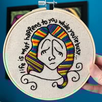 thread doodle for pink fund