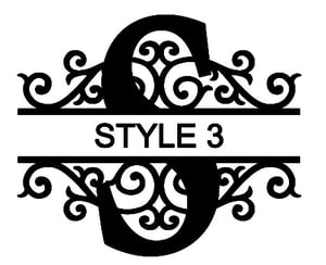 Image of Letter S Monogram 