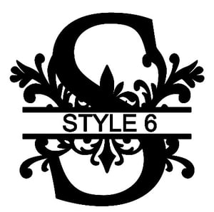 Image of Letter S Monogram