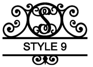 Image of Letter S Monogram 