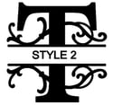 Letter T Monogram 