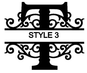 Image of Letter T Monogram 